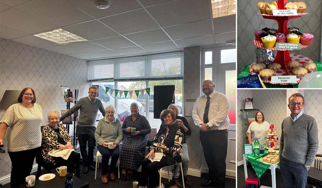 Andrew Grey's Funeral Director's held a charity coffee morning in support of Macmillan Cancer Support.